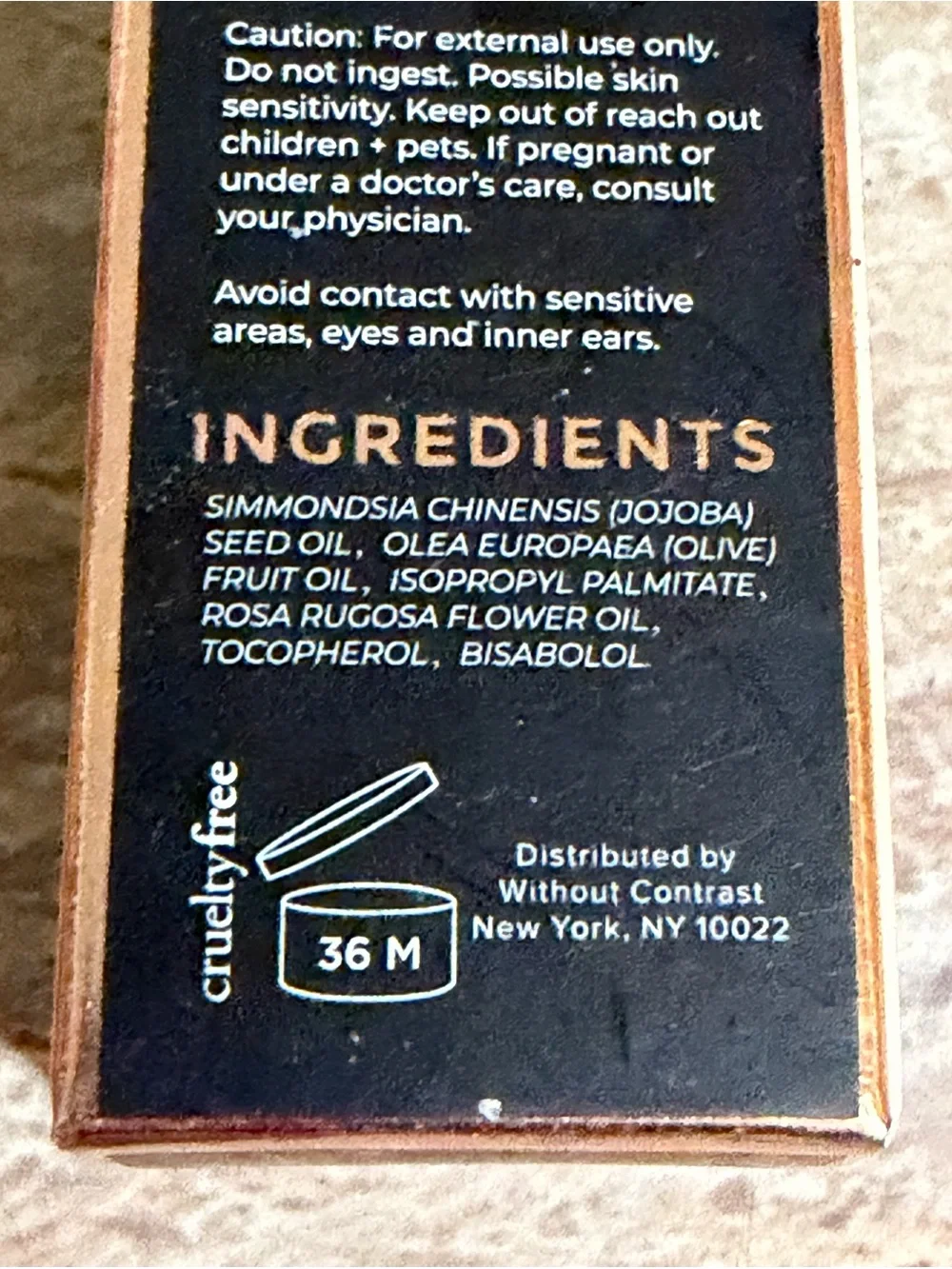 NIB Without Contrast Rose Quartz & Peridot Gemstone Infused Essential Body Oils